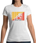 Bhutan Barcode Style Flag Womens T-Shirt