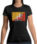 Bhutan Barcode Style Flag Womens T-Shirt