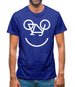 Bicycle Smiley Face Mens T-Shirt