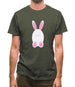 White Easter Bunny Mens T-Shirt