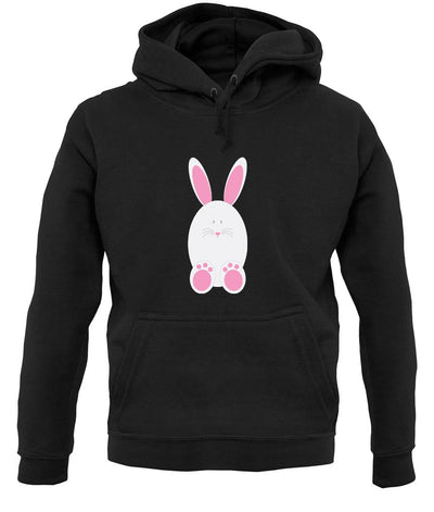 White Easter Bunny unisex hoodie