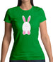 White Easter Bunny Womens T-Shirt