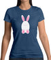 White Easter Bunny Womens T-Shirt