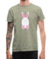 White Easter Bunny Mens T-Shirt