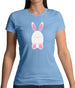 White Easter Bunny Womens T-Shirt