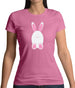 White Easter Bunny Womens T-Shirt