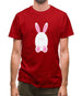 White Easter Bunny Mens T-Shirt