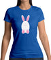 White Easter Bunny Womens T-Shirt