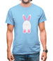 White Easter Bunny Mens T-Shirt