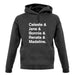 Big Little Lies Name List Unisex Hoodie