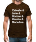 Big Little Lies Name List Mens T-Shirt