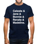 Big Little Lies Name List Mens T-Shirt