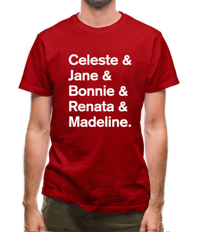Big Little Lies Name List Mens T-Shirt