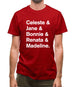 Big Little Lies Name List Mens T-Shirt