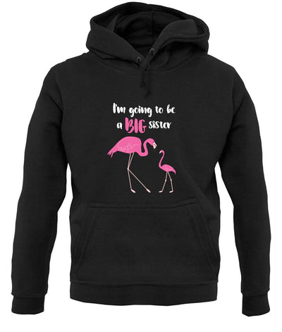 Big Sister Flamingo unisex hoodie