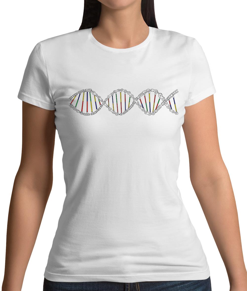 Cycling Dna Womens T-Shirt