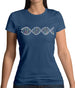 Cycling Dna Womens T-Shirt