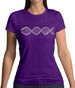 Cycling Dna Womens T-Shirt