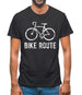 Bike Route Mens T-Shirt