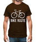 Bike Route Mens T-Shirt