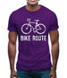 Bike Route Mens T-Shirt