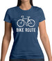 Bike Route Womens T-Shirt
