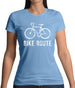 Bike Route Womens T-Shirt