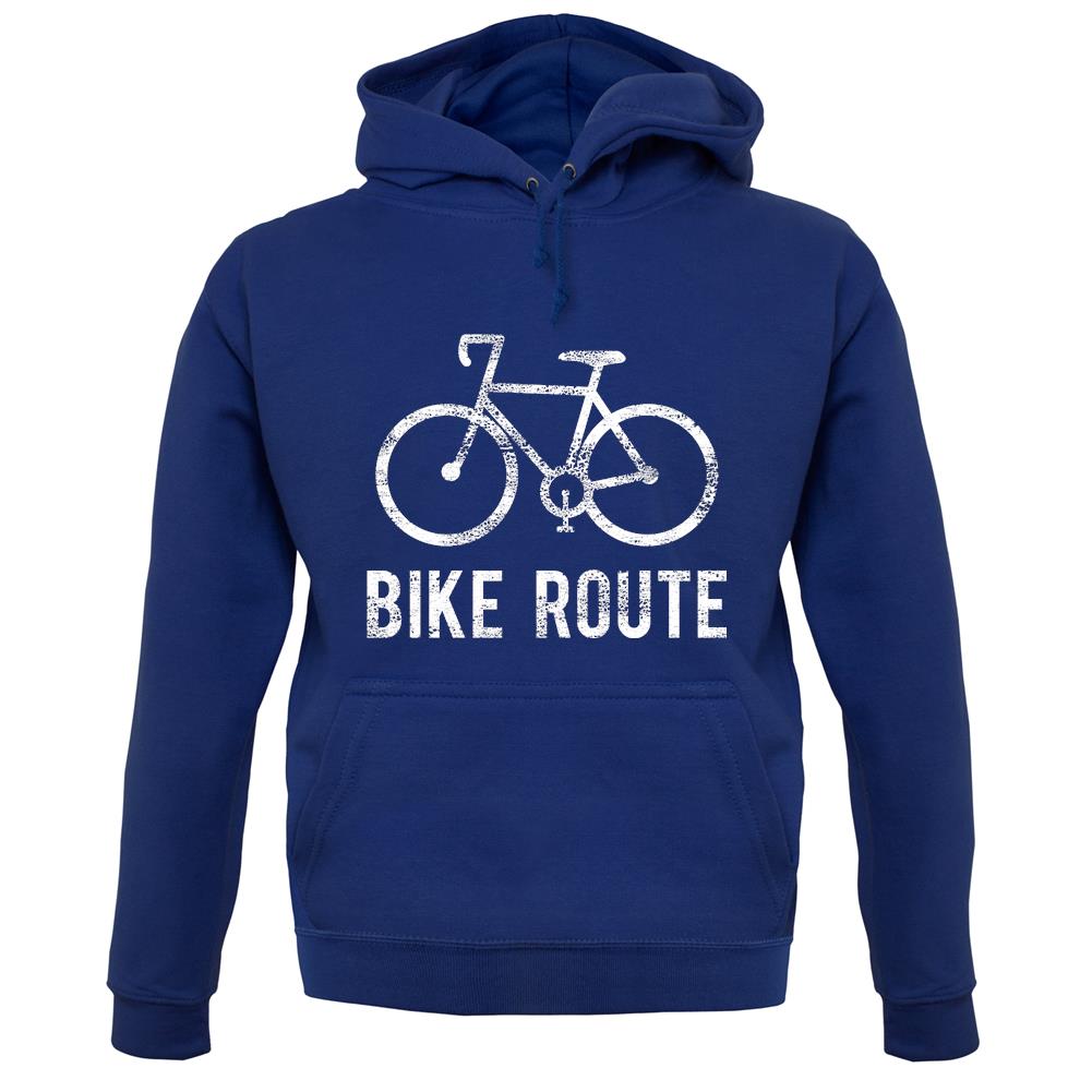 Bike Route unisex hoodie