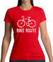 Bike Route Womens T-Shirt