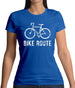 Bike Route Womens T-Shirt