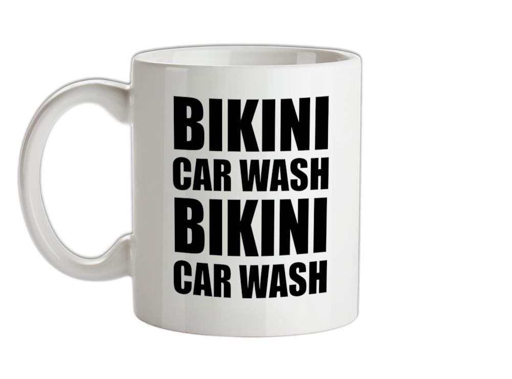 Bikini Car Wash Ceramic Mug