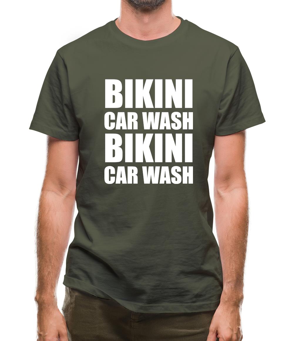 Bikini Car Wash Mens T-Shirt
