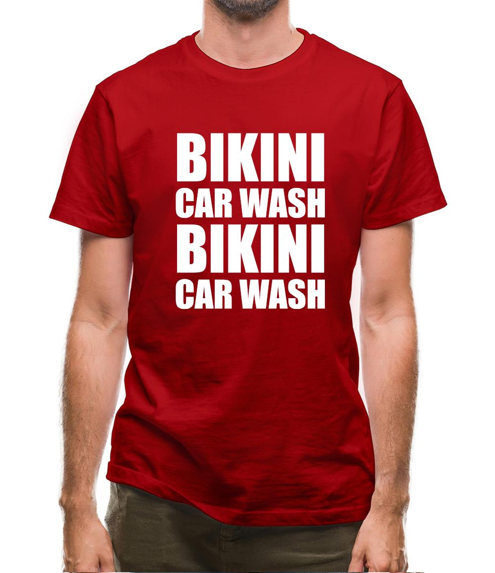 Bikini Car Wash Mens T-Shirt