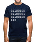 Binary Dad Mens T-Shirt