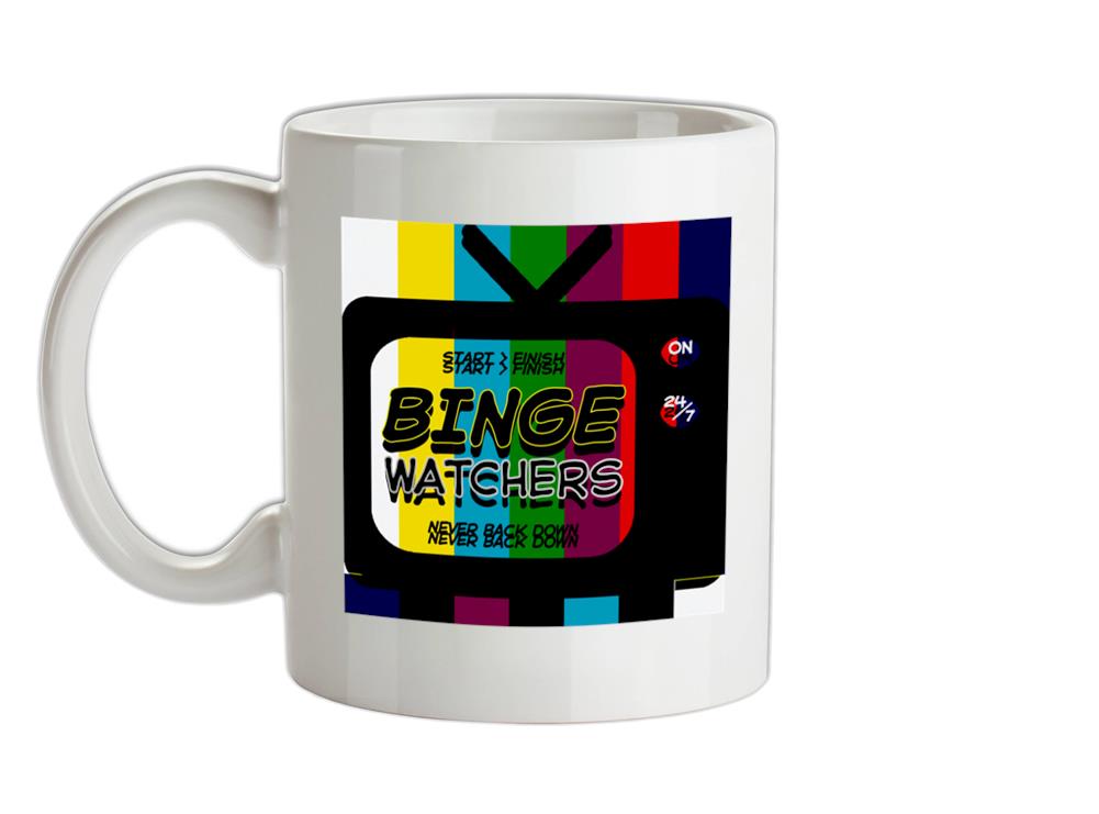 Binge Watchers Ceramic Mug