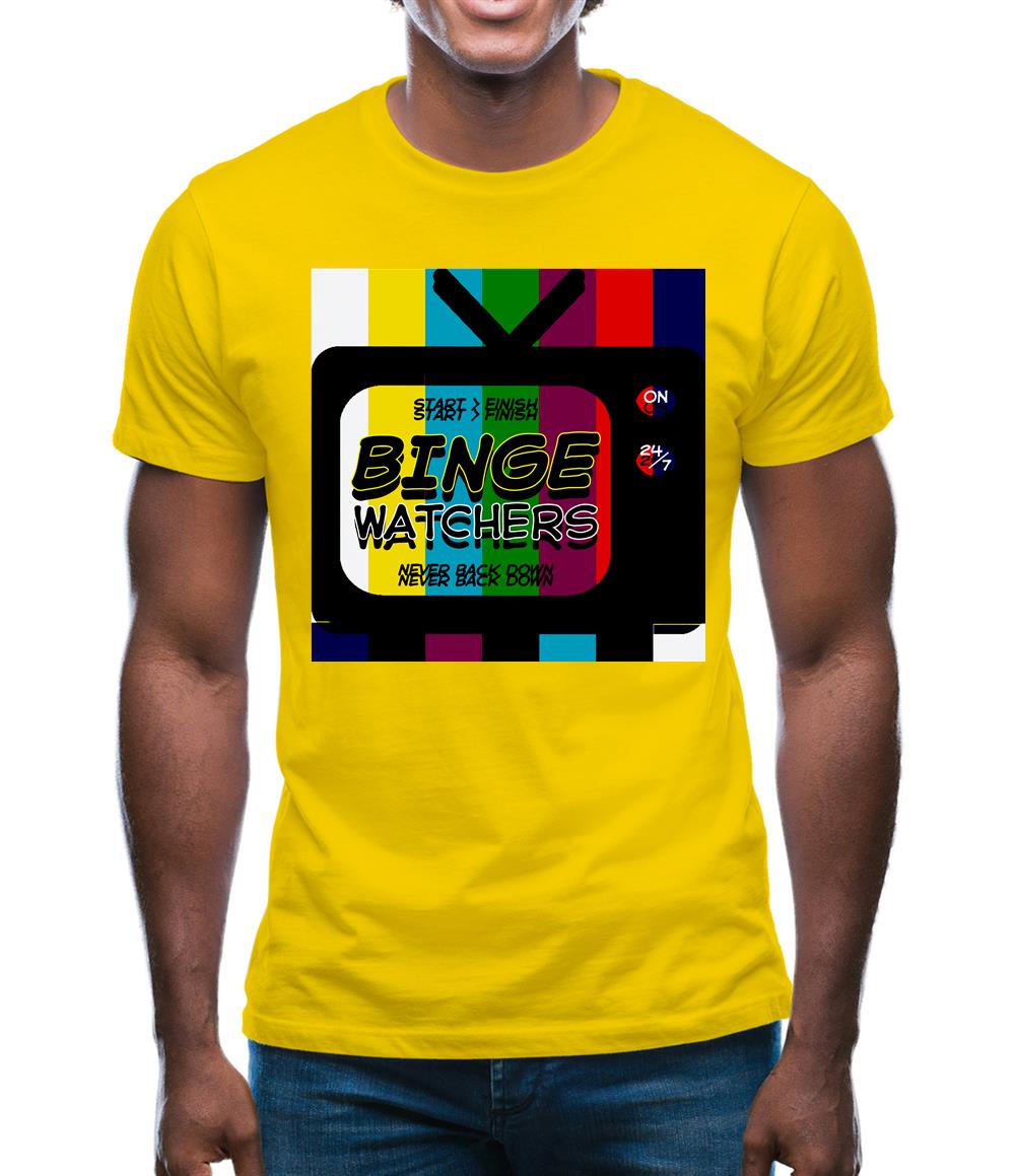Binge Watchers Mens T-Shirt