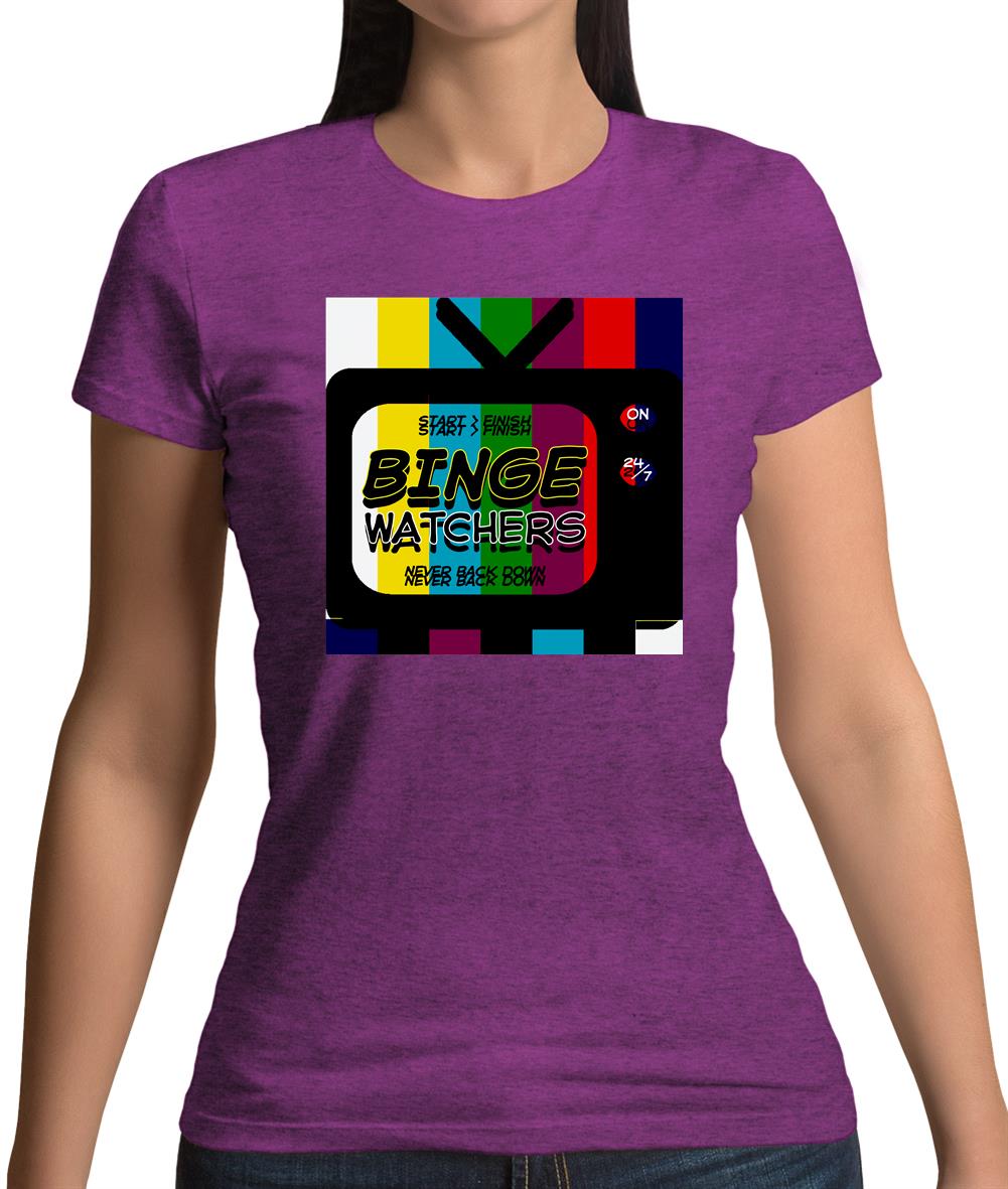 Binge Watchers Womens T-Shirt