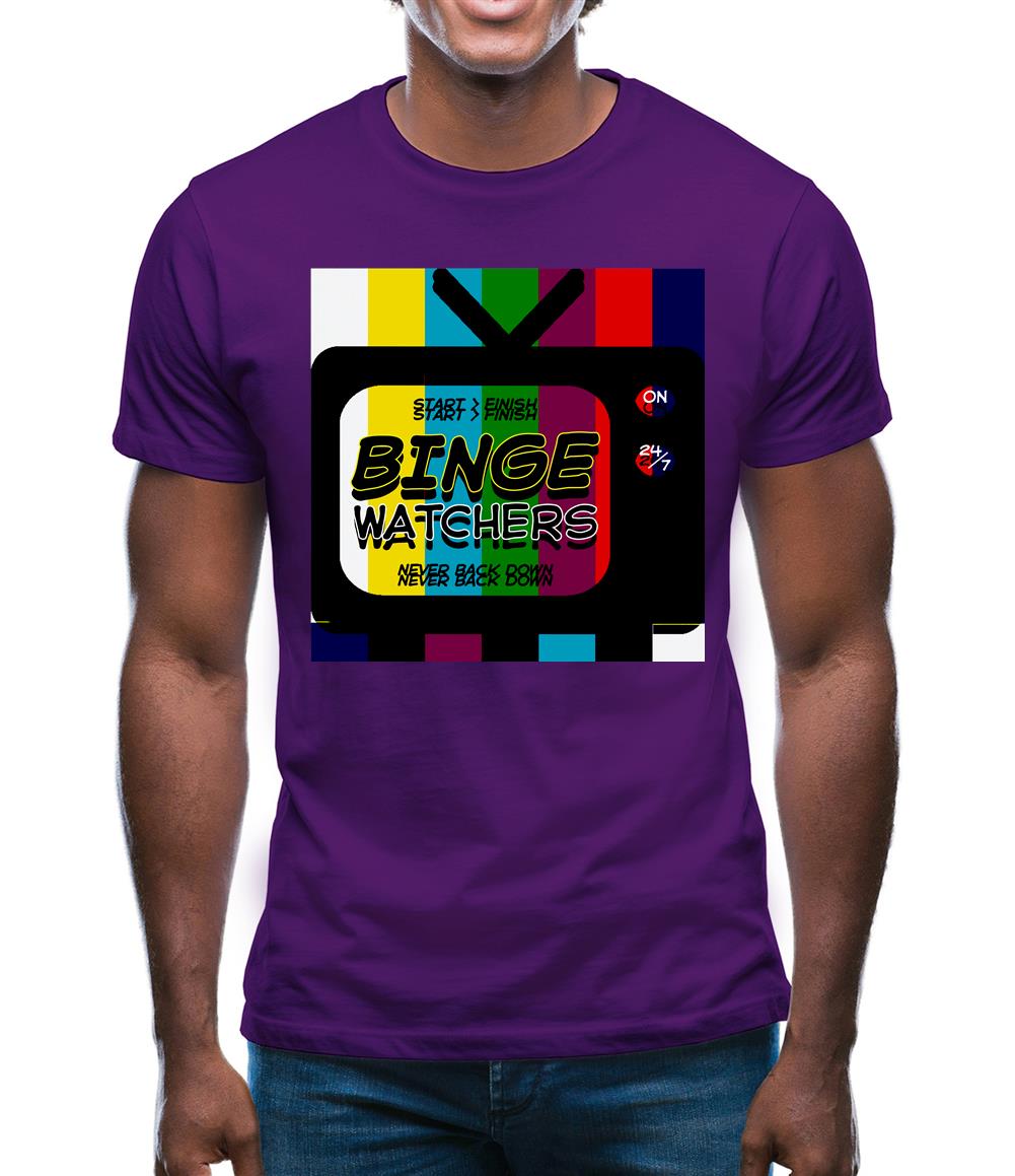 Binge Watchers Mens T-Shirt