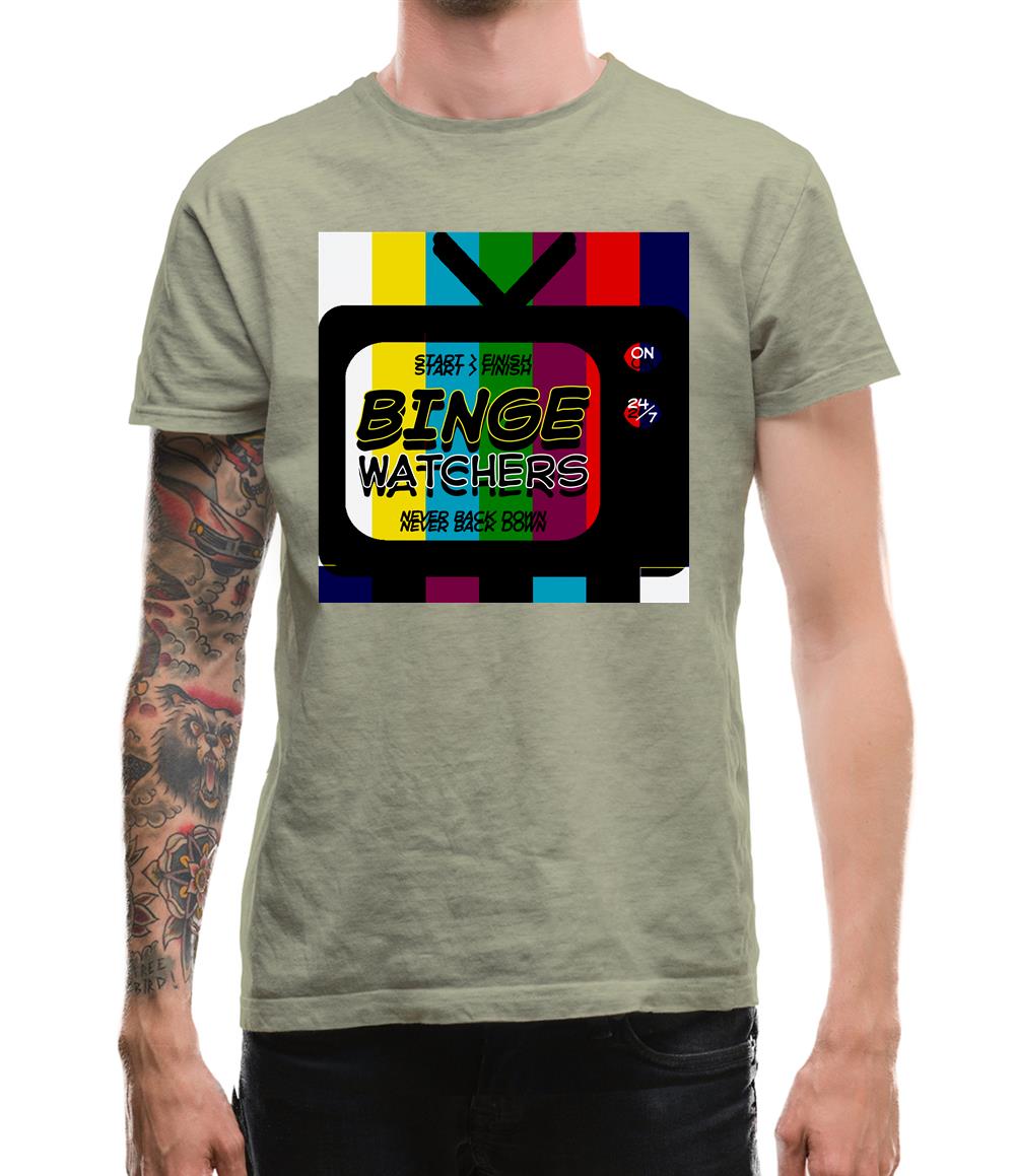 Binge Watchers Mens T-Shirt
