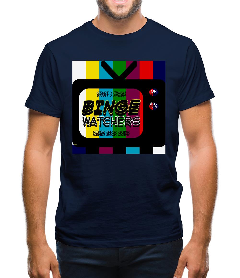 Binge Watchers Mens T-Shirt