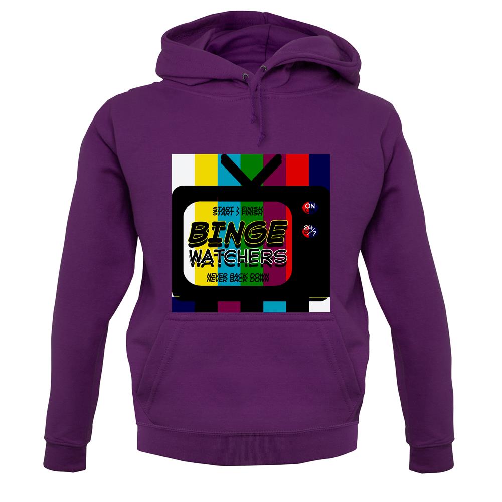 Binge Watchers unisex hoodie