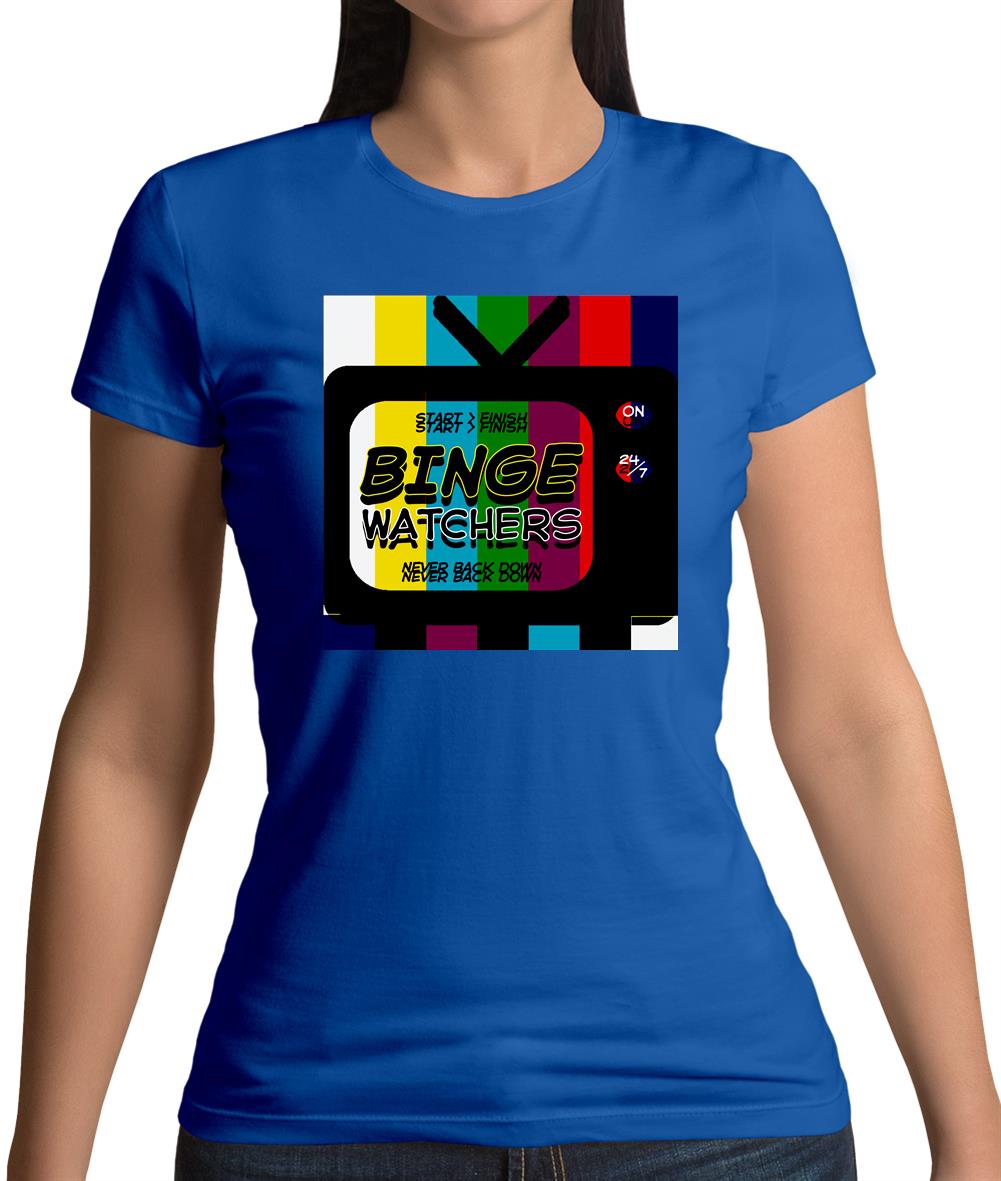 Binge Watchers Womens T-Shirt
