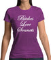 Bitches Love Sonnets Womens T-Shirt