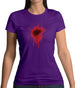 Blood Stain Womens T-Shirt