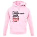 Blood Sweat And Chalk unisex hoodie