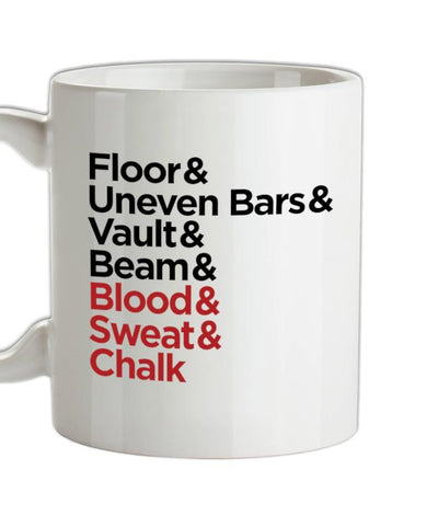 Blood Sweat And Chalk Ceramic Mug