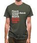 Blood Sweat And Chalk Mens T-Shirt