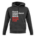 Blood Sweat And Chalk unisex hoodie