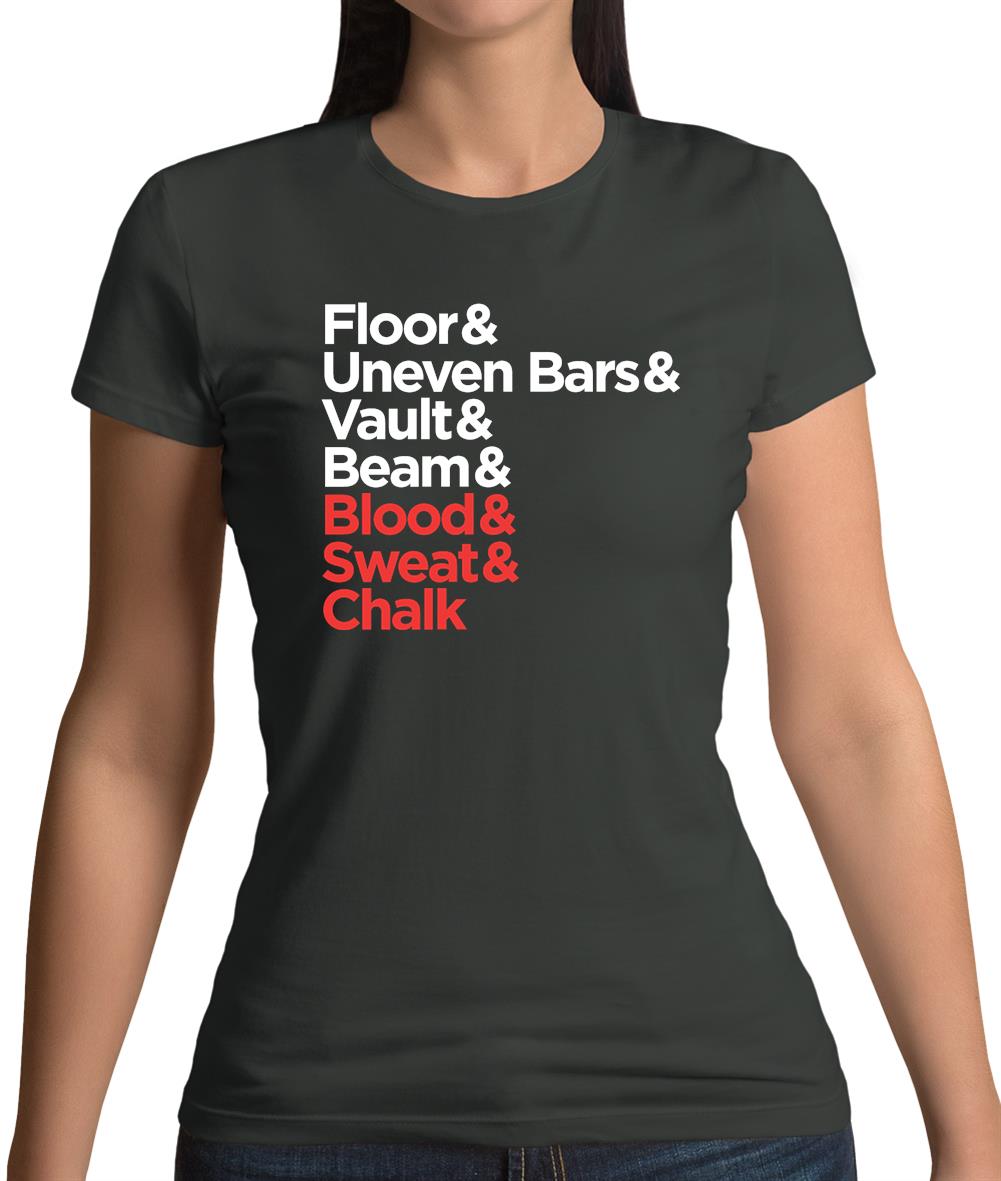 Blood Sweat And Chalk Womens T-Shirt