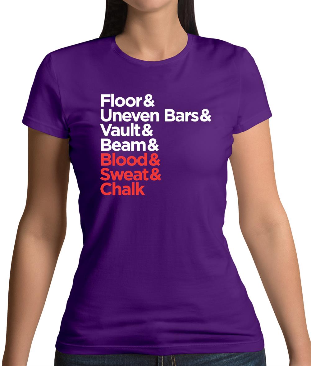 Blood Sweat And Chalk Womens T-Shirt